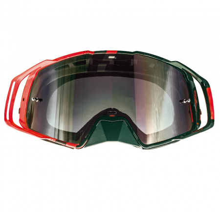 Ochelari MX Evo Stripes MtHelmets motocross/enduro/atv/schi, negru-rosu [1]
