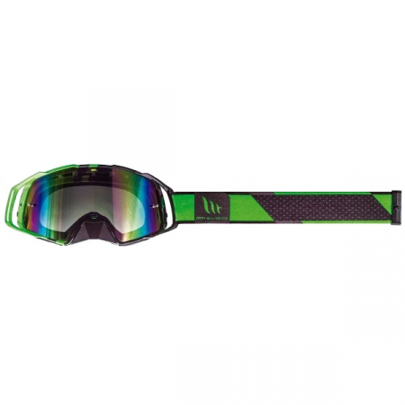 Ochelari MX Evo Stripes MtHelmets motocross/enduro/atv/schi, negru-verde [2]