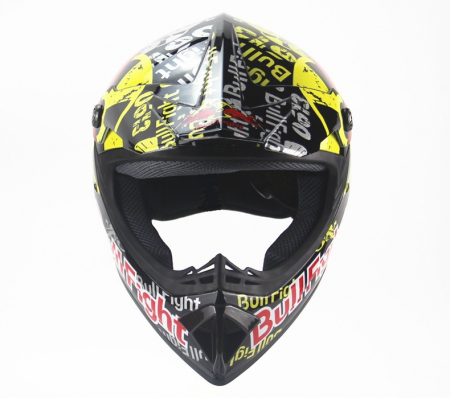 Set casca+ochelari+manusi+cagula atv/cross/enduro/downhill, Bullfight [4]