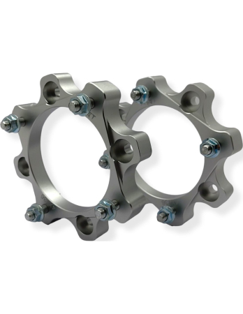 Transmisie - Set distantiere roti ATV 4x136 45MM argintiu - CAN-AM  (PREZON M10x1.25)