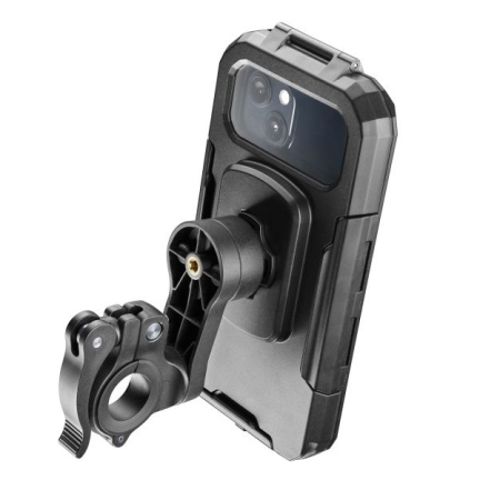 Suport telefon Interphone model Quiklox Armor Pro – carcasa universala – montaj pe ghidon – waterproof – diagonala maxima smartphone: 6.5 inch [2]
