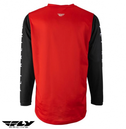 Tricou (bluza) cross-enduro Fly Racing model F-16 culoare: negru/rosu [1]