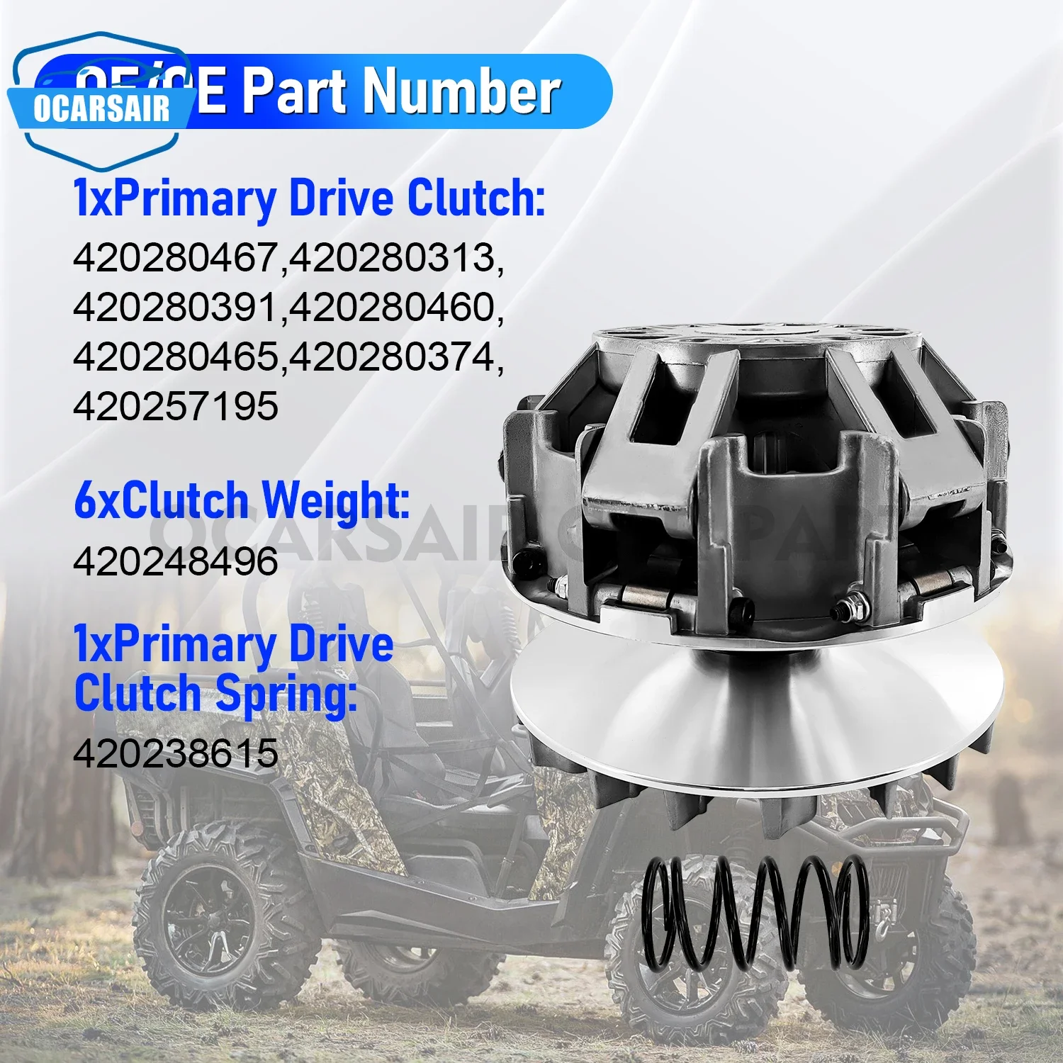 Variator complet primar UTV/ATV Can-am BRP Outlander/Renegade/Commander 800/1000 [2]
