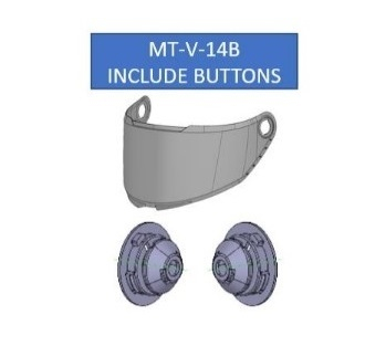 Casti Integrale - Viziera fumurie casca integrala MT Revenge 2 S – Targo S – omologare noua ECE 22.06 (tip MT-V-14B)