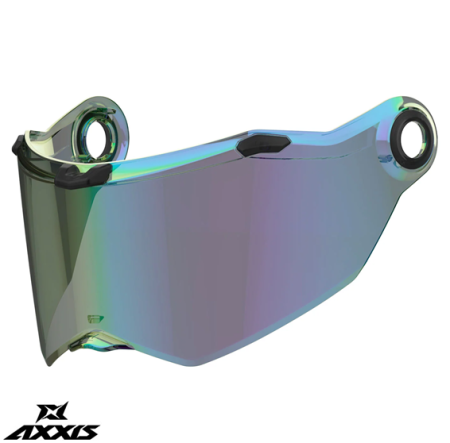 Casti Flip-up/Modulare - Viziera iridium (tip oglinda) casca modulabila (flip-up) Axxis GhostFighter SV (ochelari soare integrati) Pinlock Ready – tip viziera: MT-V-36