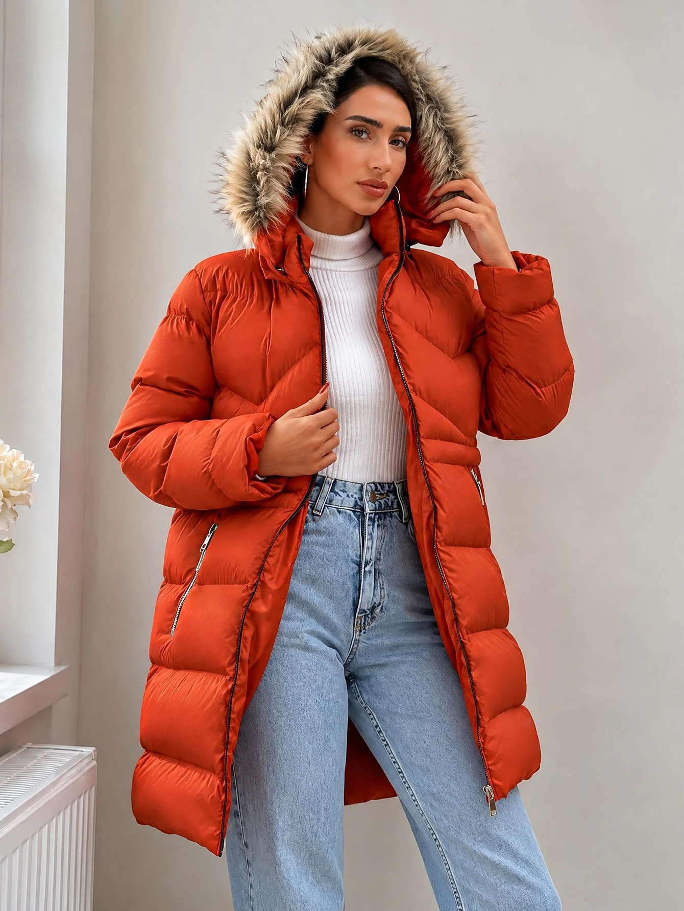 geaca lunga dama