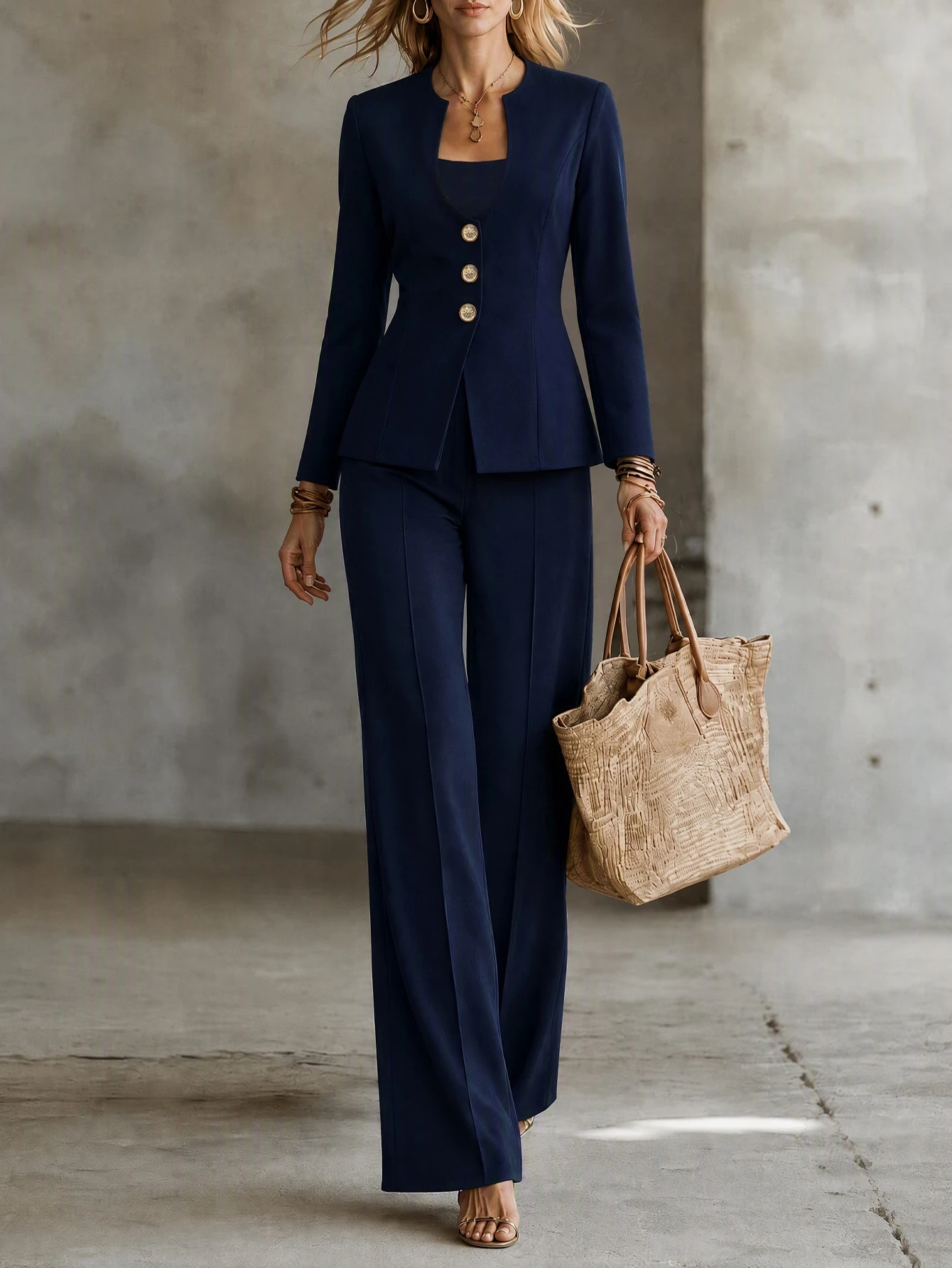 compleu dama elegant cu pantaloni