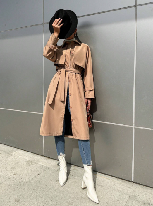 geaca dama lunga trench [5]
