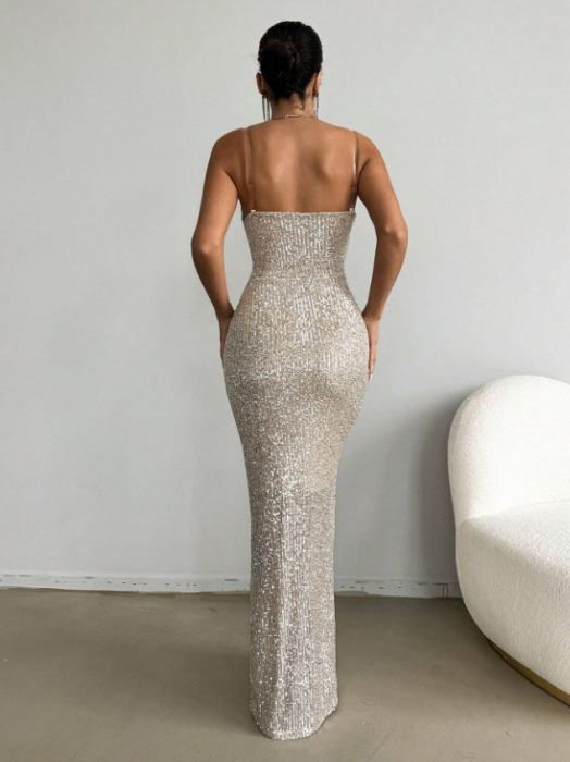 rochie eleganta lunga de nunta de ocazie de seara [2]
