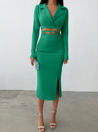 compleu dama elegant cu fusta [3]