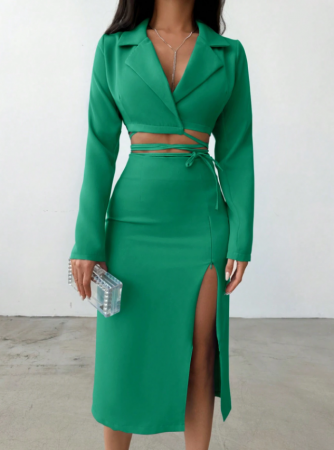 compleu dama elegant cu fusta [4]