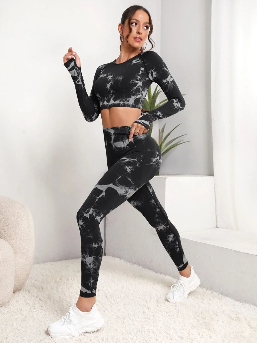 compleu sport dama negru modelator [2]