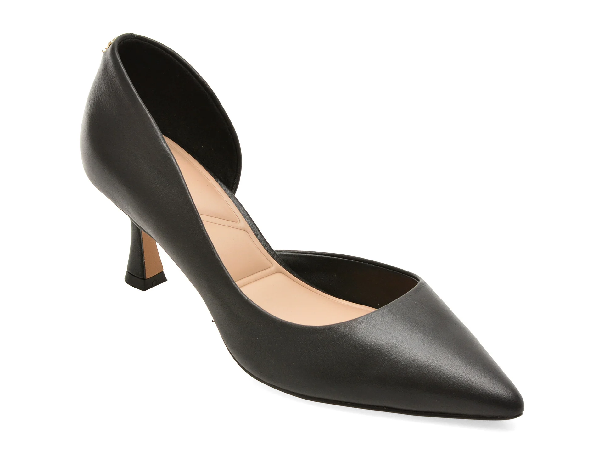 pantofi dama cu toc piele