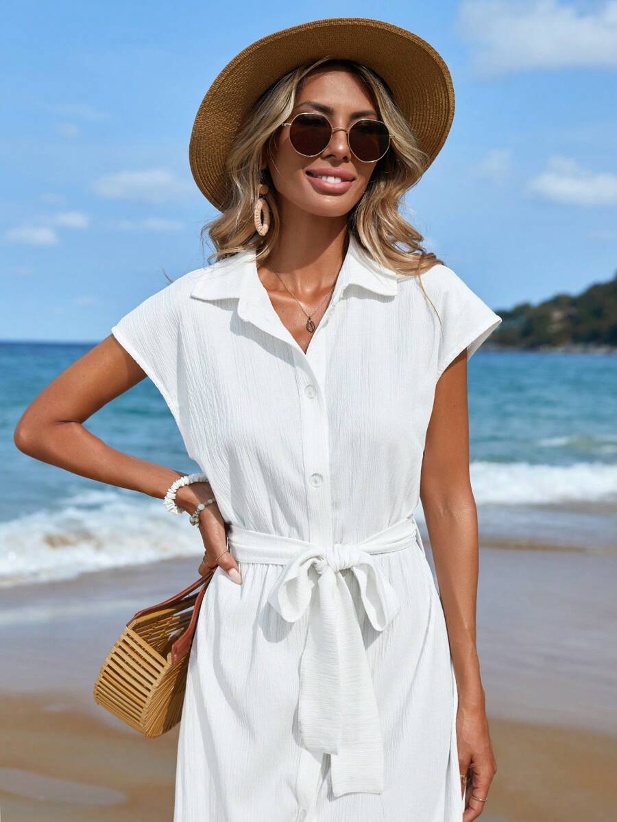 Rochie De Vara Alba Lunga [4]