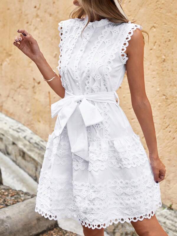 rochie de vara casual alba [2]