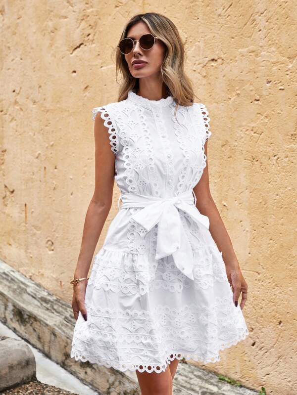 rochie de vara casual alba [3]