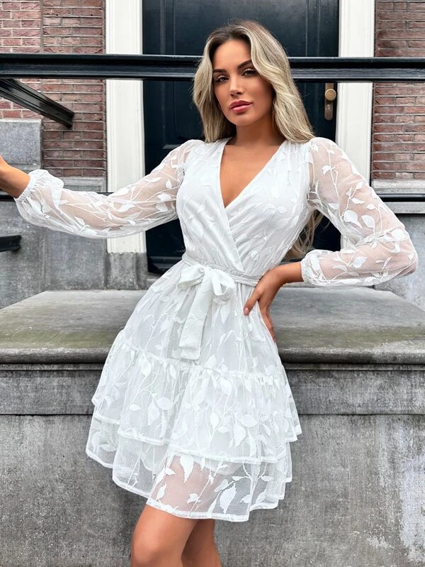 rochie de vara alba scurta [3]