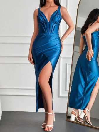 rochie eleganta satinata [4]