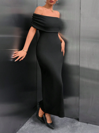 rochie neagra eleganta [3]