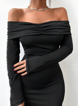 rochie neagra eleganta [2]