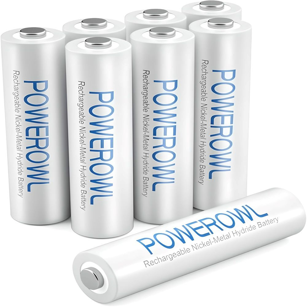 Baterii Reincarcabile Powerowl AAA 8 Buc, Acumulatori Ni-MH De 1000 mAh [1]