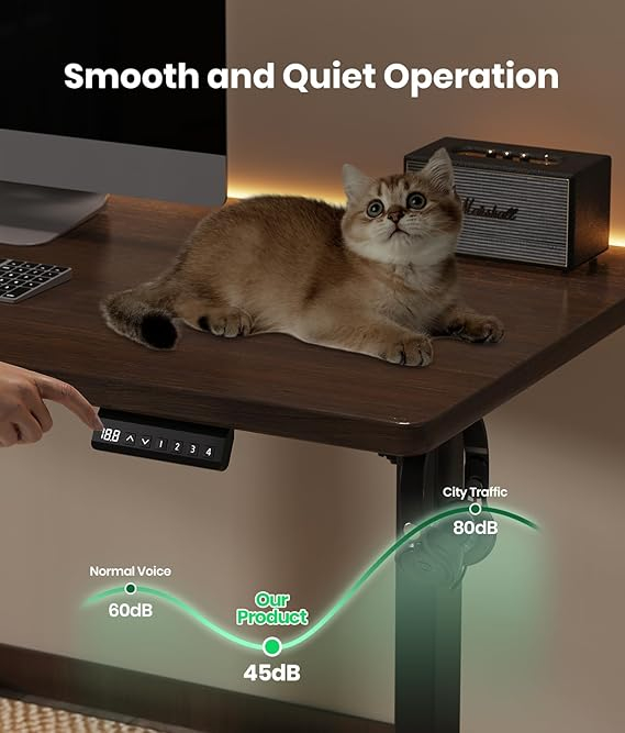 Cadru Birou Reglabil Electric Serby®, 2 Motoare, Reglabil Pe Inaltime 71-180 cm, Sarcina Maxima 150 kg, Functie De Control Memorie Si Afisaj Digital, Anti-Coliziune, Incarcare Type-C, Negru [2]