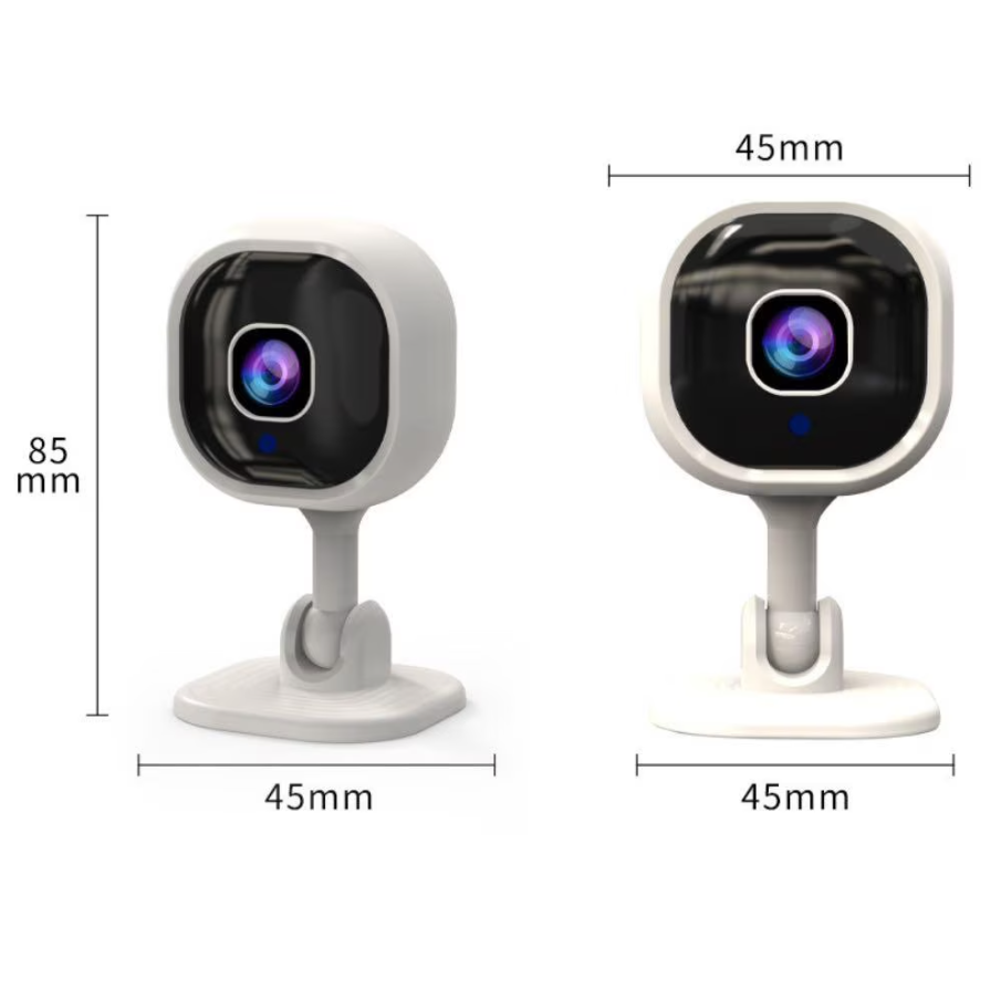 Camera video mini de supraveghere, 1080P Ultra-Hd rezolutie, conectivitate WIFI, vedere nocturna in infrarosu, senzor de miscare, focalizare facial, alarma prin notificare pe telefon, functie de rotir [4]