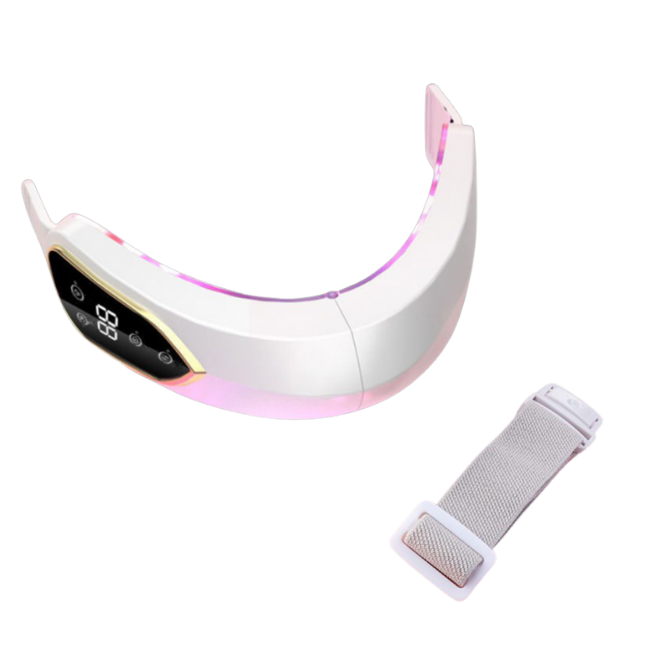 Dispozitiv de ridicare a feței SERBY, terapie cu fotoni cu LED, dispozitiv de masaj cu vibrații pentru slăbire facială, alba [5]
