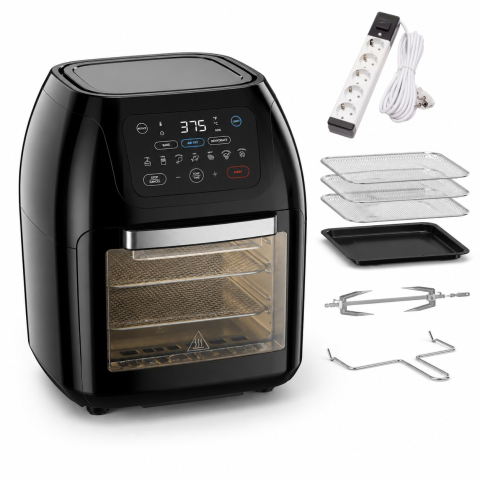 Airfryer Chefman® 10L, 1800W, Cuptor cu Convectie, Rotisor, Deshidrator, 17 Programe + Prelungitor Profesional 3000W, 5 m [5]