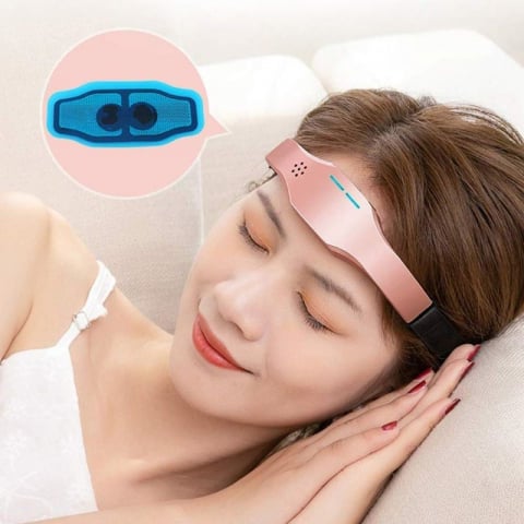 Ingrijire Personala & Sport Si Sanatate - Aparat pentru ameliorarea durerilor de cap, masaj pentru cap, ofera un somn linistitor, instrument de relaxare, roz