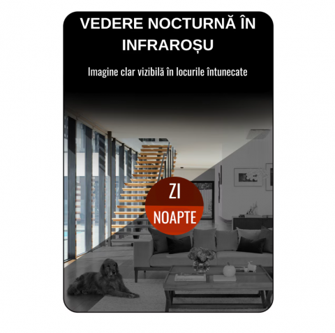 Camera Spion Mini, WIFI, IP, Night Vision, Dispozitiv Spionaj cu Camera Video si Microfon, Detectie Miscare, SPY, Neagra [8]