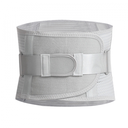 Sustinere Si Corectie Posturala - Centura lombara SERBY®, curea dubla, material respirabil, Gri