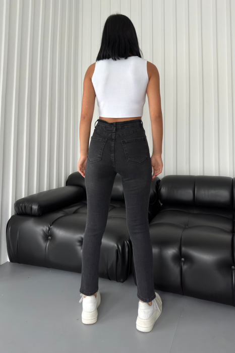 Blugi skinny cu talie inalta [2]