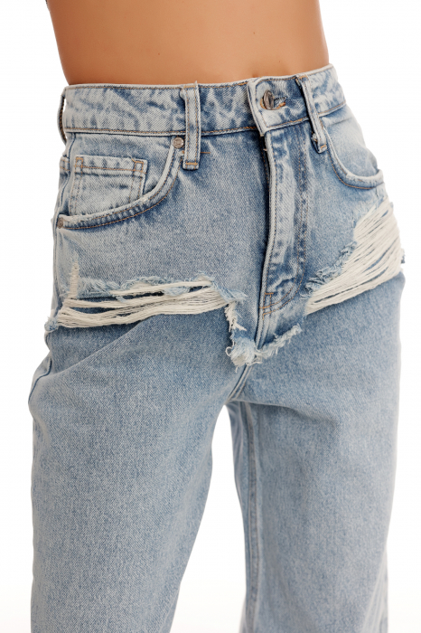 Blugi cu talie inalta evazati [2]