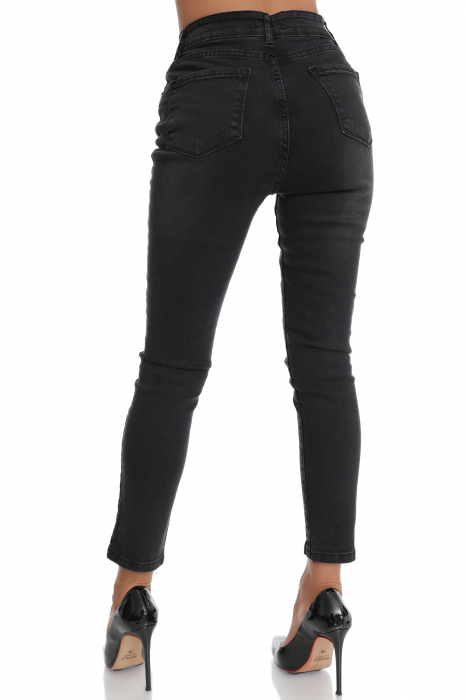 Blugi skinny cu talie inalta [5]