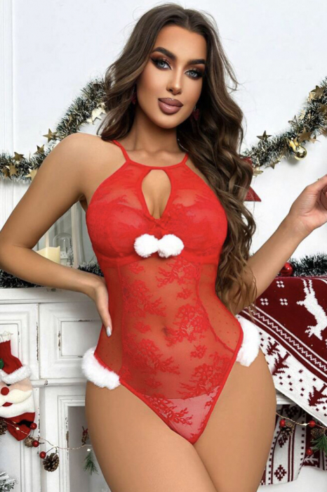 Body rosu, cu tematica de Craciun [4]