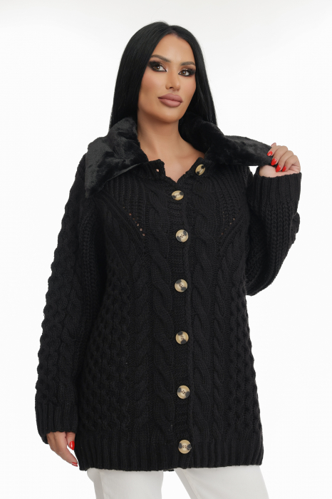 Cardigan lejer cu nasturi [2]