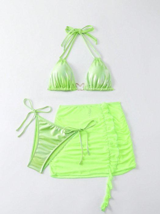 Costum de baie cu aspect sidefat [3]