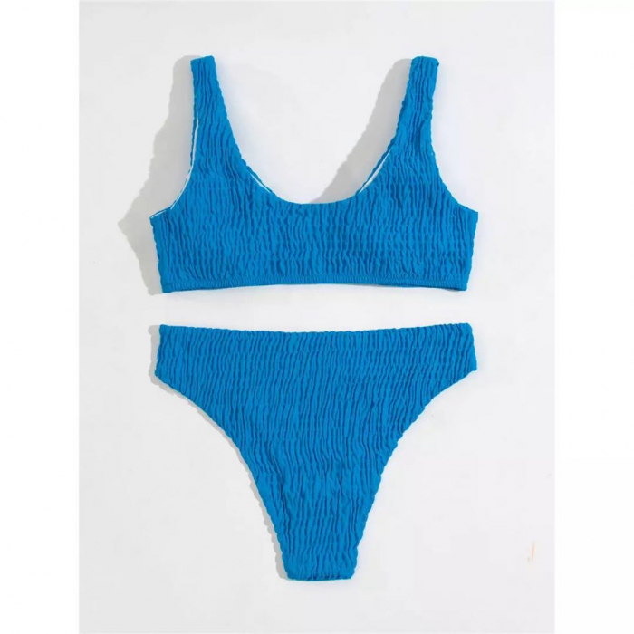Costum de baie din 2 piese, albastru [2]