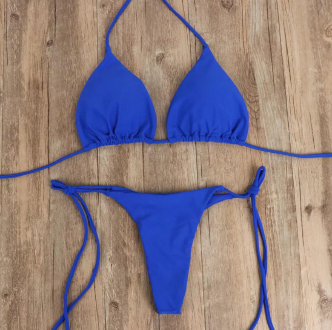 Costum de baie din 2 piese, albastru [5]