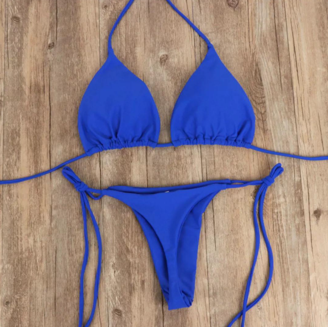 Costum de baie din 2 piese, albastru [6]