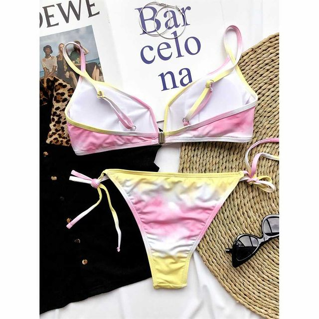 Costum de baie din 2 piese, cu imprimeu [2]