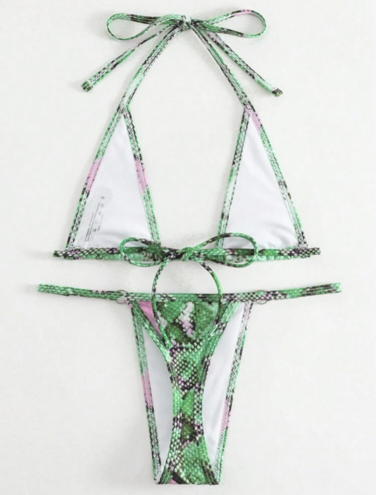 Costum de baie din 2 piese, cu imprimeu [2]