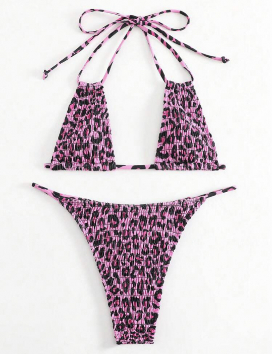 Costum de baie din 2 piese, cu imprimeu [4]