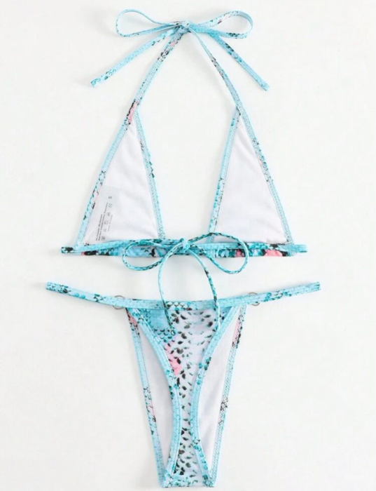 Costum de baie din 2 piese, cu imprimeu [2]