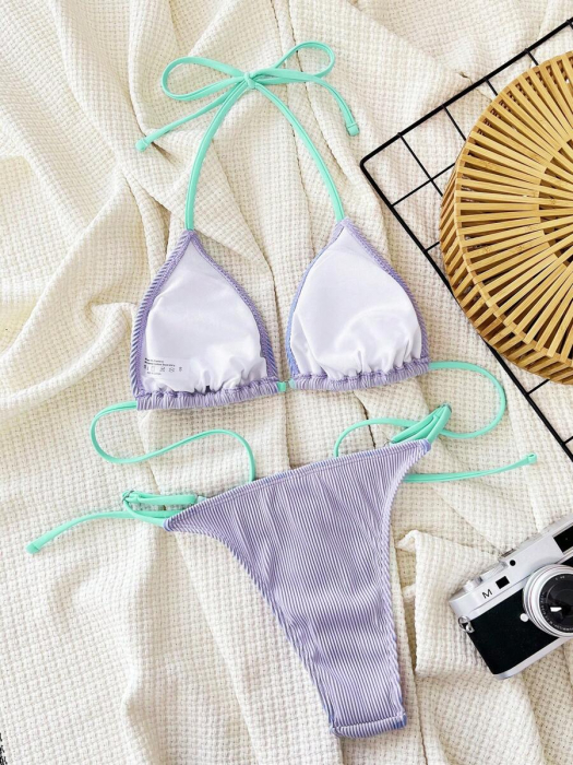 Costum de baie din 2 piese, cu imprimeu [4]