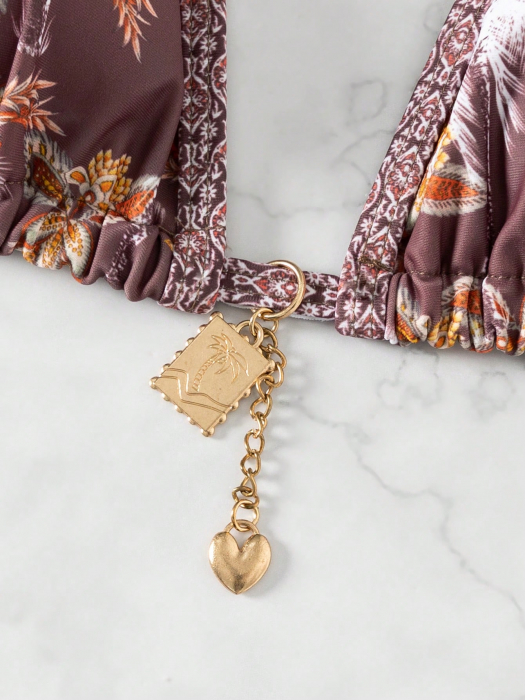 Costum de baie din 2 piese, cu imprimeu floral [4]