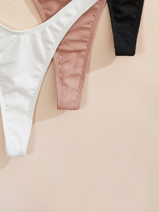 Costum de baie din 2 piese, cu slip tanga [5]