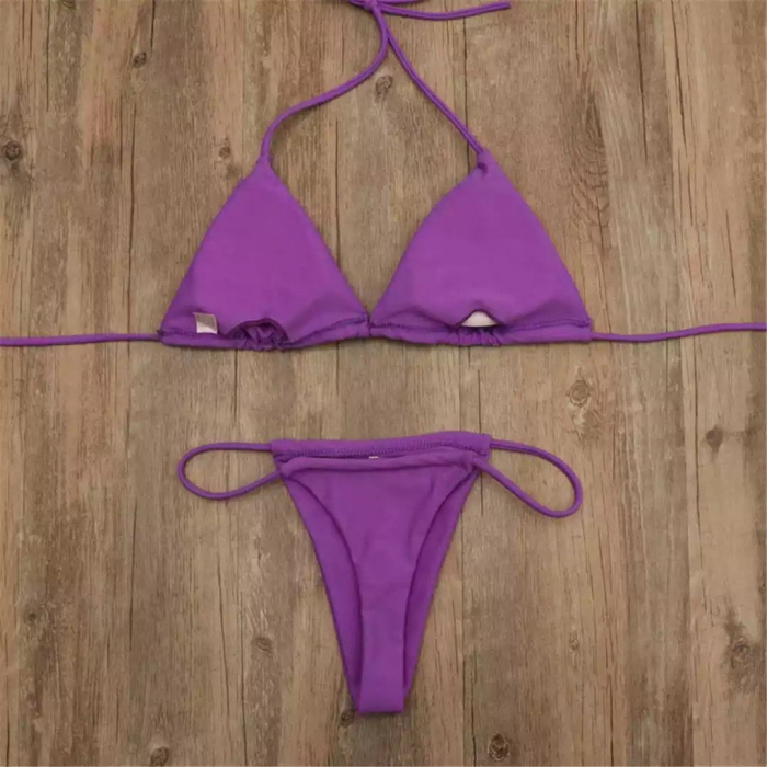 Costum de baie din 2 piese, mov [3]