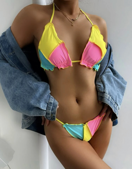 Costum de baie din 2 piese, multicolor [3]